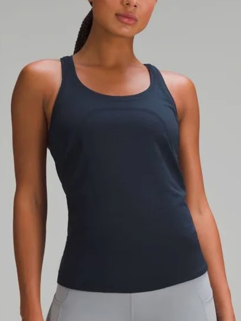 Lululemon Women’s Swiftly Tech Racerback Tank Top 2.0 Race Length Navy Size 10
